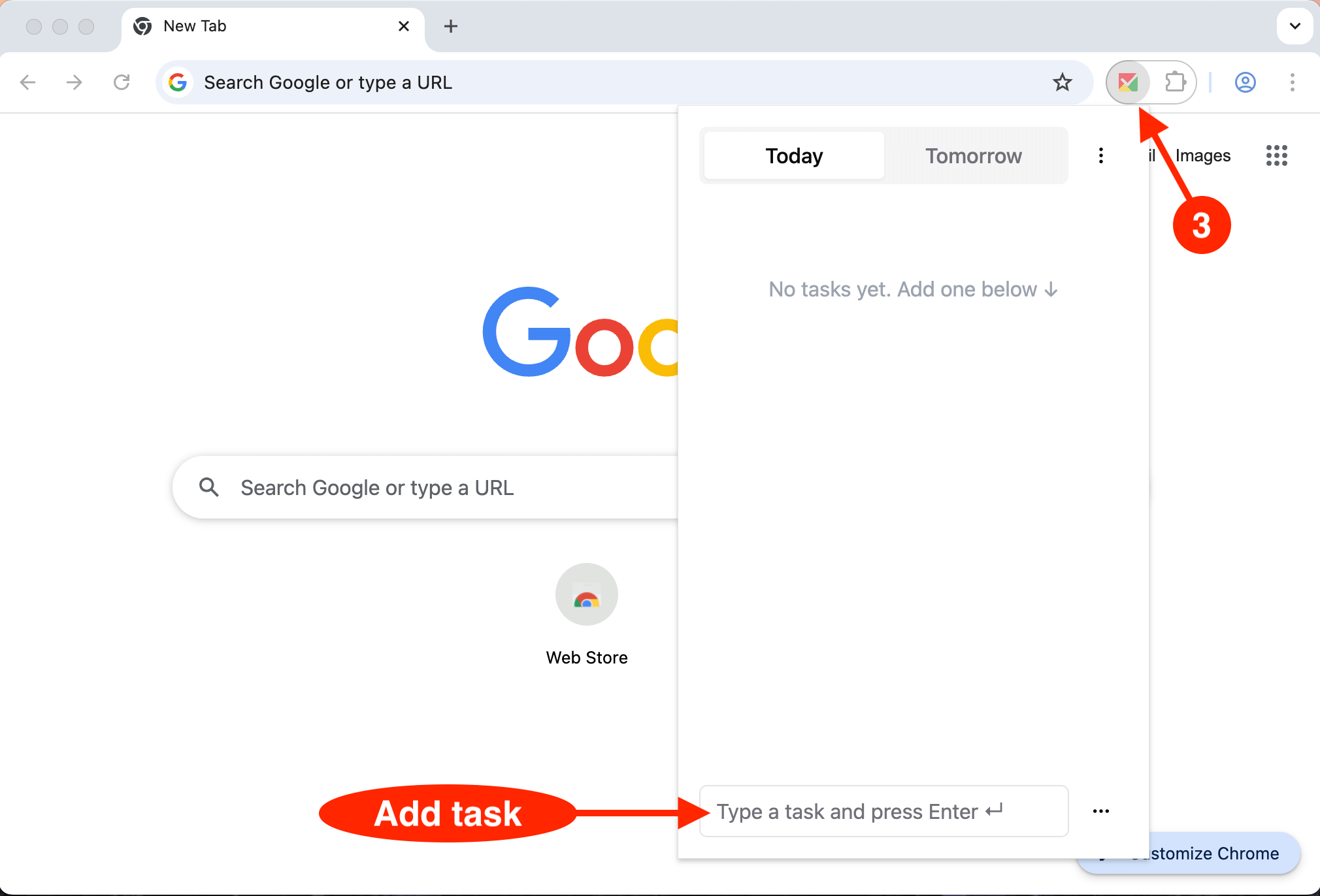 open To do list app chrome extension